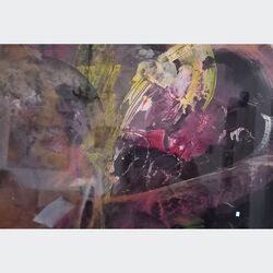 Chaos 2021 Acryl auf Papier 50 x 70 cm