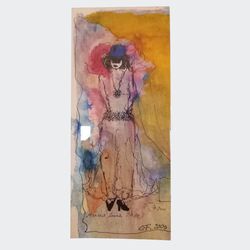 Annalina 2000 Zeichnung mit Tusche 30 x 40 cm