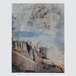 o.T. 2008 Collage mit Acryl / Kaffesatz