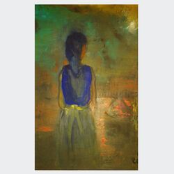 o.T. 2019 Acryl auf Leinwand 50 x 40 cm