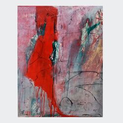 o.T.  2014  Acryl auf Leinwand  80 x 100 cm